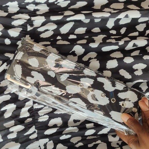 Hanifa Alia Maxi Black White Dress Size XL Sold Out - Picture 8 of 13